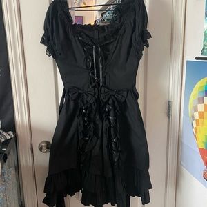 Black Layered Gothic Lolita Dress